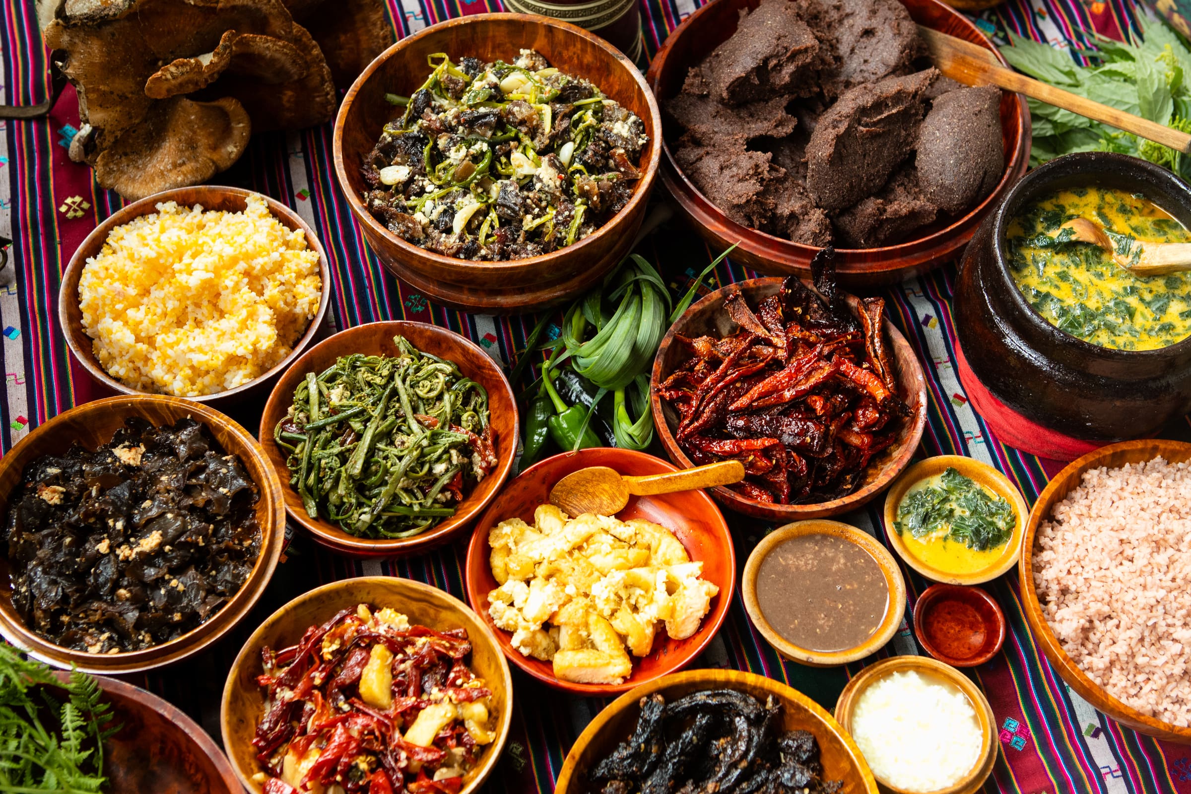 Traditional Bhutanese food